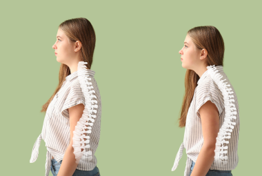 Dowager's hump osteoporosis